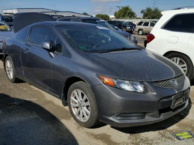 2HGFG3B92CH517787 - 2012 HONDA CIVIC EXL GRAY photo 1