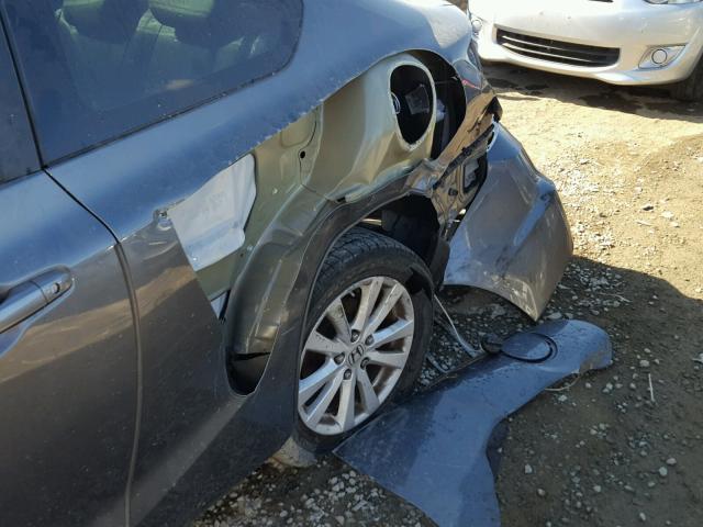 2HGFG3B92CH517787 - 2012 HONDA CIVIC EXL ნაცრისფერი ფოტო 9