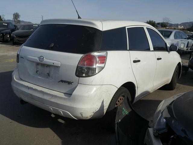 2T1KR32E78C694423 - 2008 TOYOTA MATRIX WHITE photo 4