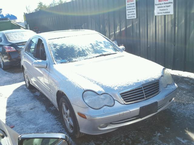 WDBRF61J22F267834 - 2002 MERCEDES-BENZ C 240 SILVER photo 1