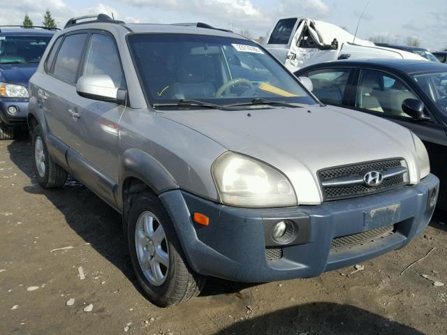 KM8JN12D25U087651 - 2005 HYUNDAI TUCSON GLS SILVER photo 1