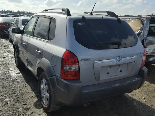 KM8JN12D25U087651 - 2005 HYUNDAI TUCSON GLS SILVER photo 3