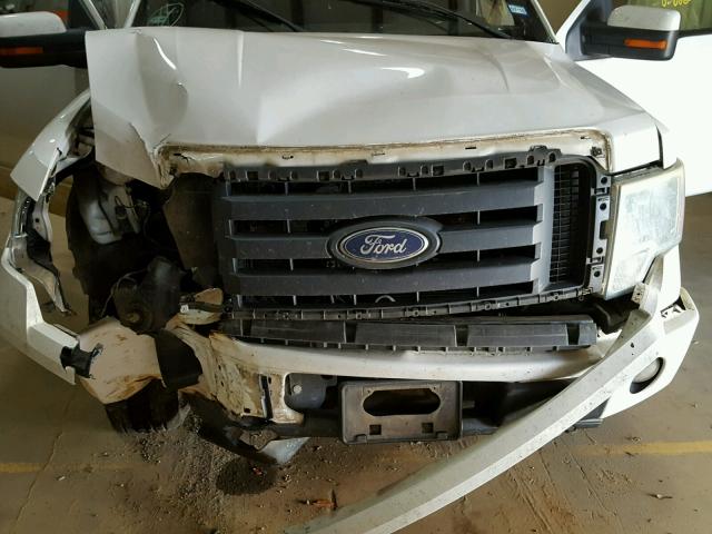 1FTFW1EV7AKB59946 - 2010 FORD F150 SUPER WHITE photo 7