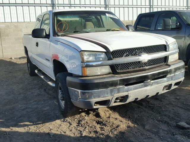 1GCHK29UX3E149683 - 2003 CHEVROLET SILVERADO WHITE photo 1