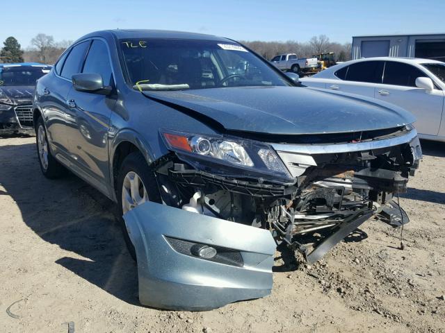 5J6TF2H51AL004768 - 2010 HONDA ACCORD CRO BLUE photo 1