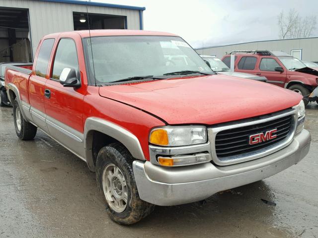 1GTEK19T9YE300461 - 2000 GMC NEW SIERRA RED photo 1