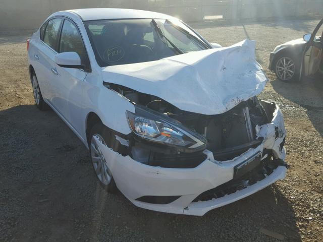 3N1AB7AP1GY288911 - 2016 NISSAN SENTRA S WHITE photo 1