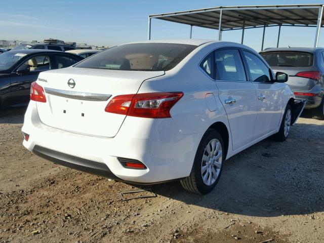 3N1AB7AP1GY288911 - 2016 NISSAN SENTRA S WHITE photo 4