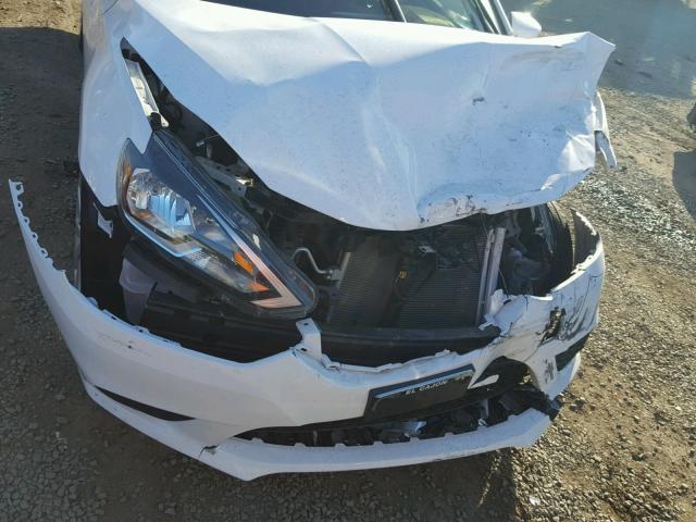 3N1AB7AP1GY288911 - 2016 NISSAN SENTRA S WHITE photo 9