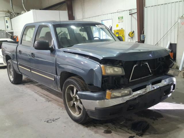 2GCEC13V361322445 - 2006 CHEVROLET SILVERADO BLUE photo 1