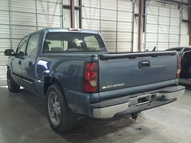 2GCEC13V361322445 - 2006 CHEVROLET SILVERADO BLUE photo 3