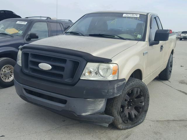 1FTRF12227KD45197 - 2007 FORD F150 GOLD photo 2