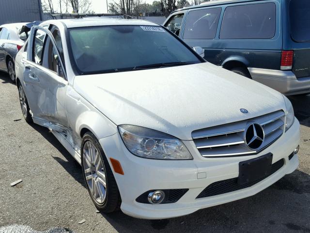 WDDGF54XX9R073425 - 2009 MERCEDES-BENZ C 300 WHITE photo 1