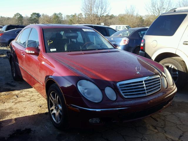 WDBUF65J75A658225 - 2005 MERCEDES-BENZ E 320 RED photo 1