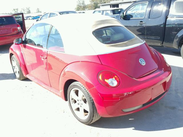 3VWSF31Y66M316373 - 2006 VOLKSWAGEN NEW BEETLE 红色 照片 3