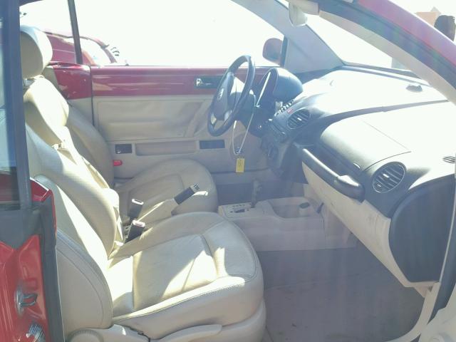 3VWSF31Y66M316373 - 2006 VOLKSWAGEN NEW BEETLE 红色 照片 5