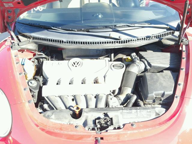 3VWSF31Y66M316373 - 2006 VOLKSWAGEN NEW BEETLE 红色 照片 7