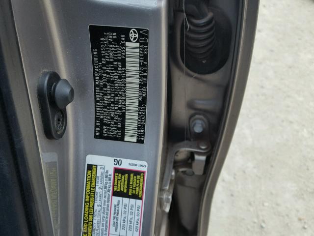 5YFBPRHE5EP091479 - 2014 TOYOTA COROLLA EC 灰色 照片 10