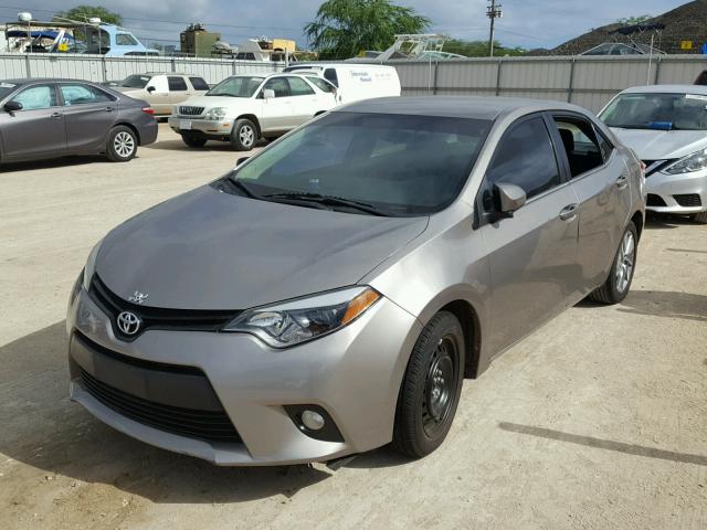 5YFBPRHE5EP091479 - 2014 TOYOTA COROLLA EC 灰色 照片 2