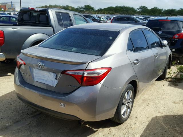 5YFBPRHE5EP091479 - 2014 TOYOTA COROLLA EC 灰色 照片 4