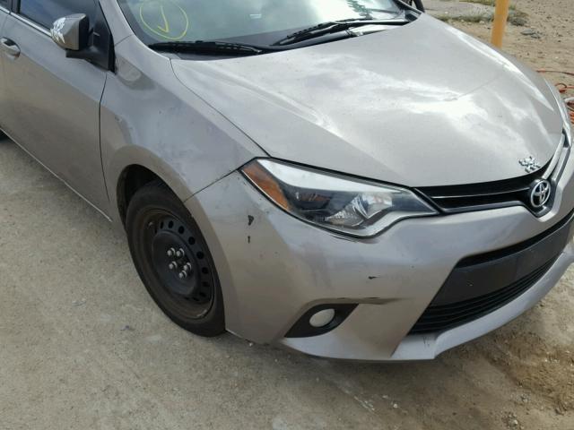 5YFBPRHE5EP091479 - 2014 TOYOTA COROLLA EC 灰色 照片 9