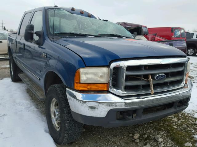 1FTSW31F4YEA04790 - 2000 FORD F350 SRW S BLUE photo 1