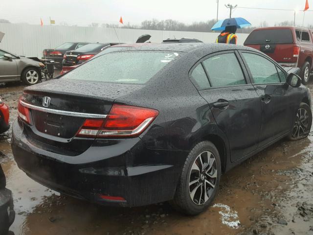 19XFB2F85DE265443 - 2013 HONDA CIVIC EX BLACK photo 4