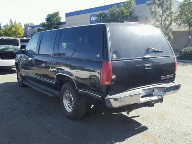 1GNGC26R1XJ511722 - 1999 CHEVROLET SUBURBAN C BLACK photo 3