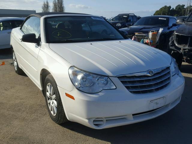 1C3LC45K68N147366 - 2008 CHRYSLER SEBRING WHITE photo 1