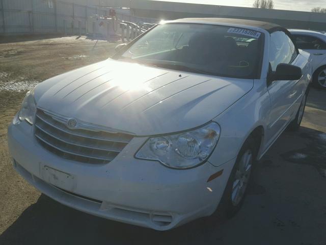 1C3LC45K68N147366 - 2008 CHRYSLER SEBRING WHITE photo 2