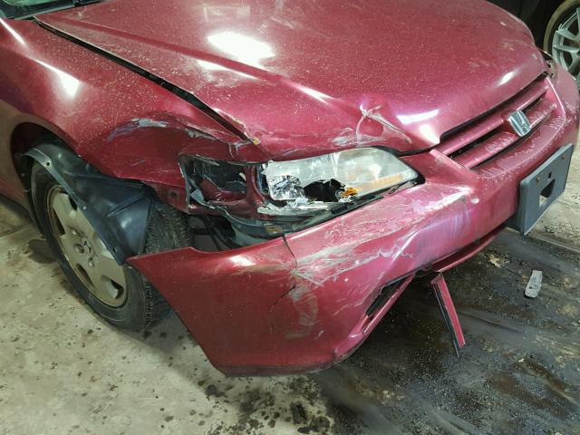 1HGCG16501A059273 - 2001 HONDA ACCORD EX MAROON photo 9