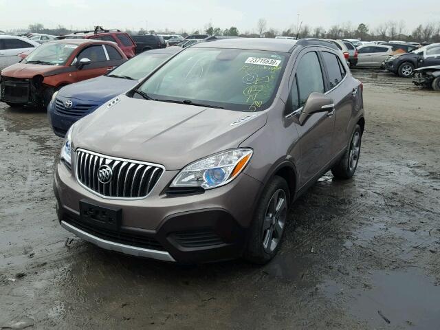 KL4CJASBXEB590972 - 2014 BUICK ENCORE GRAY photo 2