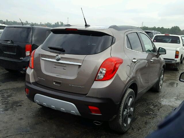 KL4CJASBXEB590972 - 2014 BUICK ENCORE GRAY photo 4