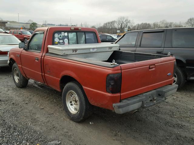 1FTCR10A6PUC37922 - 1993 FORD RANGER RED photo 3
