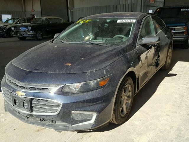 1G1ZB5ST8HF120409 - 2017 CHEVROLET MALIBU LS იასამნისფერი ფოტო 2