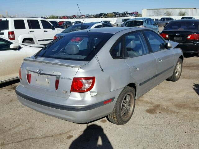 KMHDN56D85U133305 - 2005 HYUNDAI ELANTRA GL SILVER photo 4