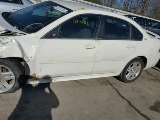 2G1WC57M591163776 - 2009 CHEVROLET IMPALA 2LT WHITE photo 10