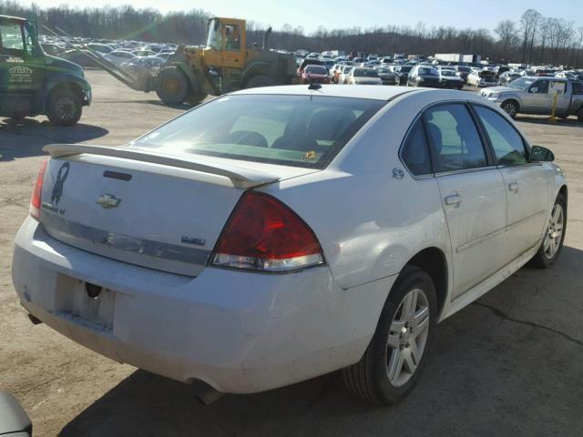 2G1WC57M591163776 - 2009 CHEVROLET IMPALA 2LT WHITE photo 4