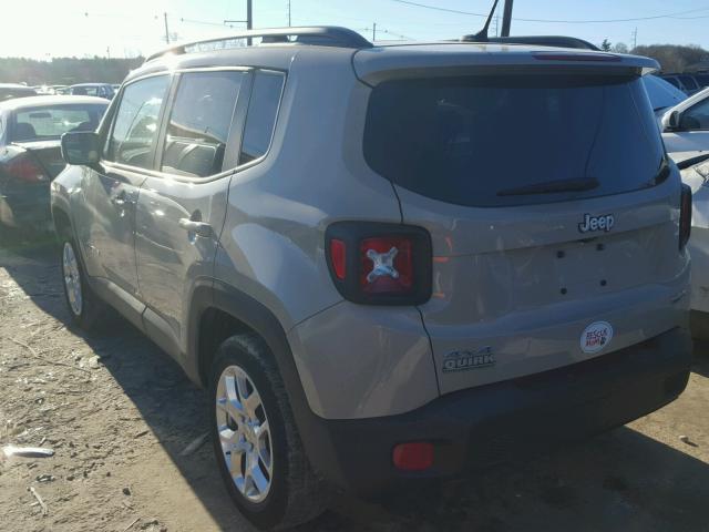 ZACCJBBT0FPB73547 - 2015 JEEP RENEGADE L TAN photo 3