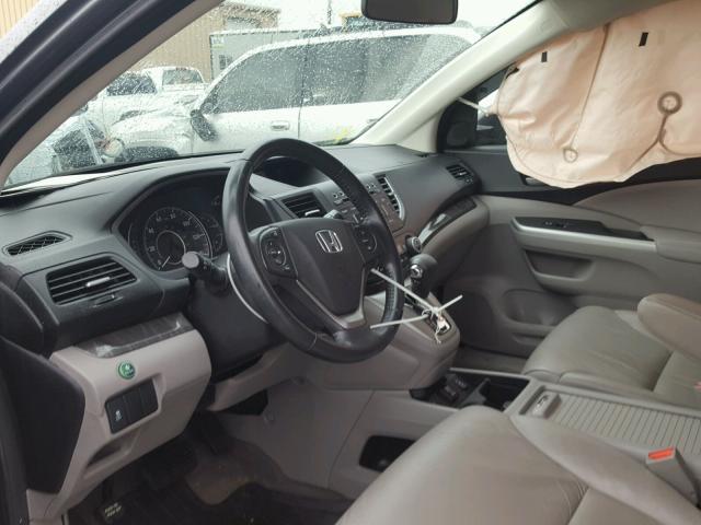 2HKRM4H70DH619162 - 2013 HONDA CR-V EXL GRAY photo 5