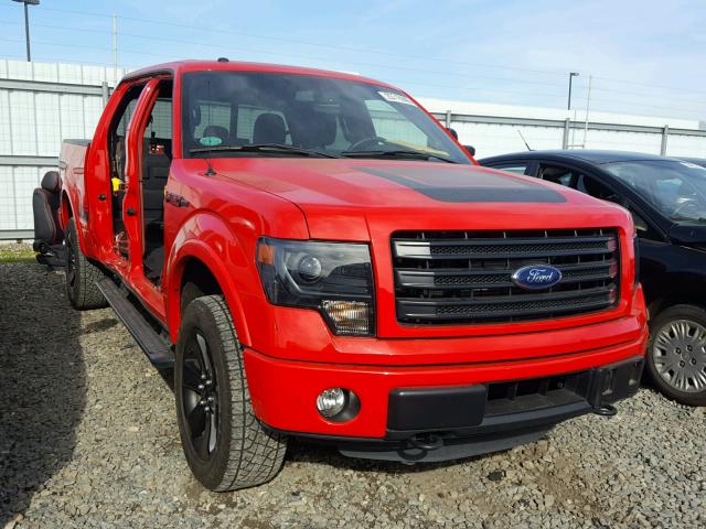 1FTFW1ET6EFC08924 - 2014 FORD F150 SUPER RED photo 1