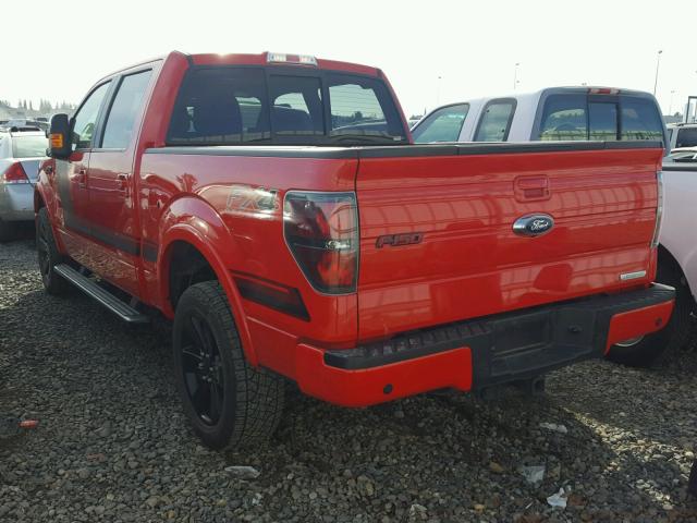 1FTFW1ET6EFC08924 - 2014 FORD F150 SUPER RED photo 3