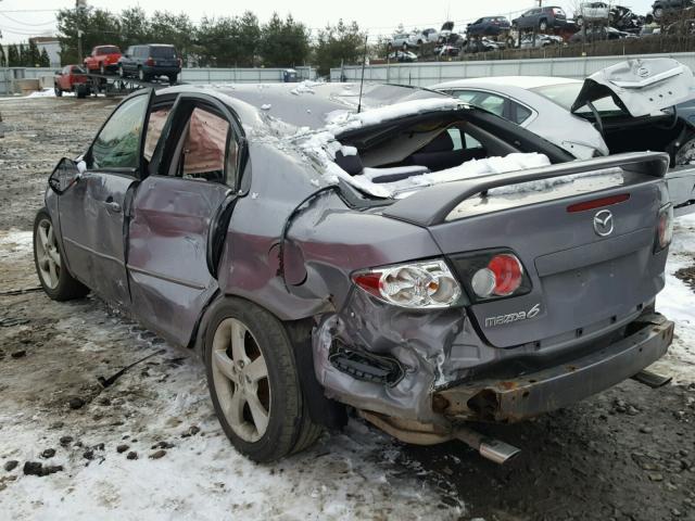 1YVHP84C165M55799 - 2006 MAZDA 6 I GRAY photo 3