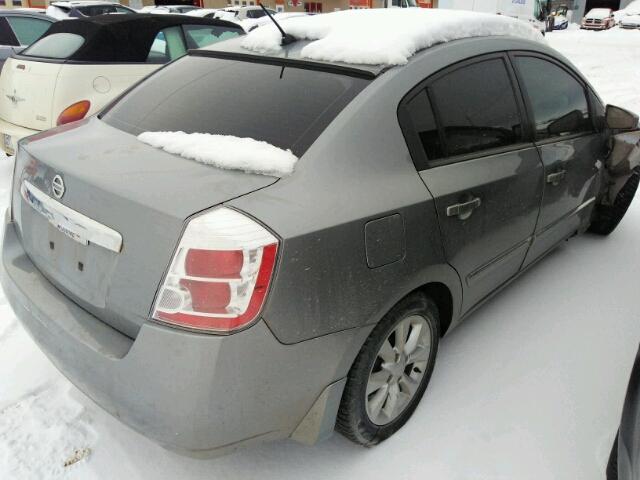 3N1AB6AP7AL608795 - 2010 NISSAN SENTRA 2.0 GRAY photo 4