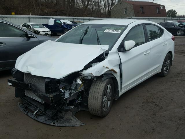 5NPD84LF9JH230335 - 2018 HYUNDAI ELANTRA SE WHITE photo 2