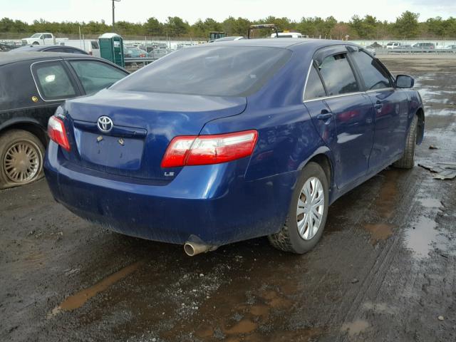 4T1BE46K29U345039 - 2009 TOYOTA CAMRY BASE BLUE photo 4