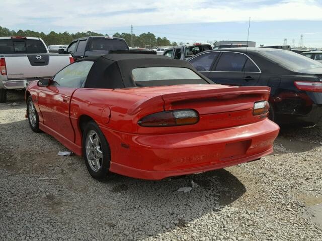 2G1FP32G422120802 - 2002 CHEVROLET CAMARO Z28 RED photo 3