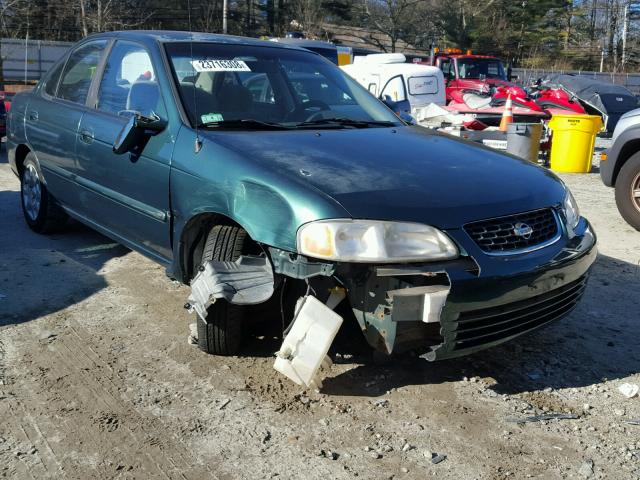 3N1CB51D01L449479 - 2001 NISSAN SENTRA XE GREEN photo 1