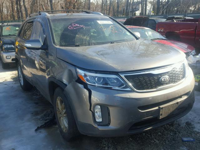 5XYKT4A75FG576561 - 2015 KIA SORENTO LX GRAY photo 1