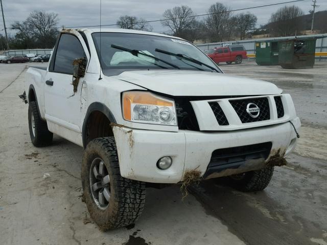 1N6AA06C38N302574 - 2008 NISSAN TITAN XE WHITE photo 9